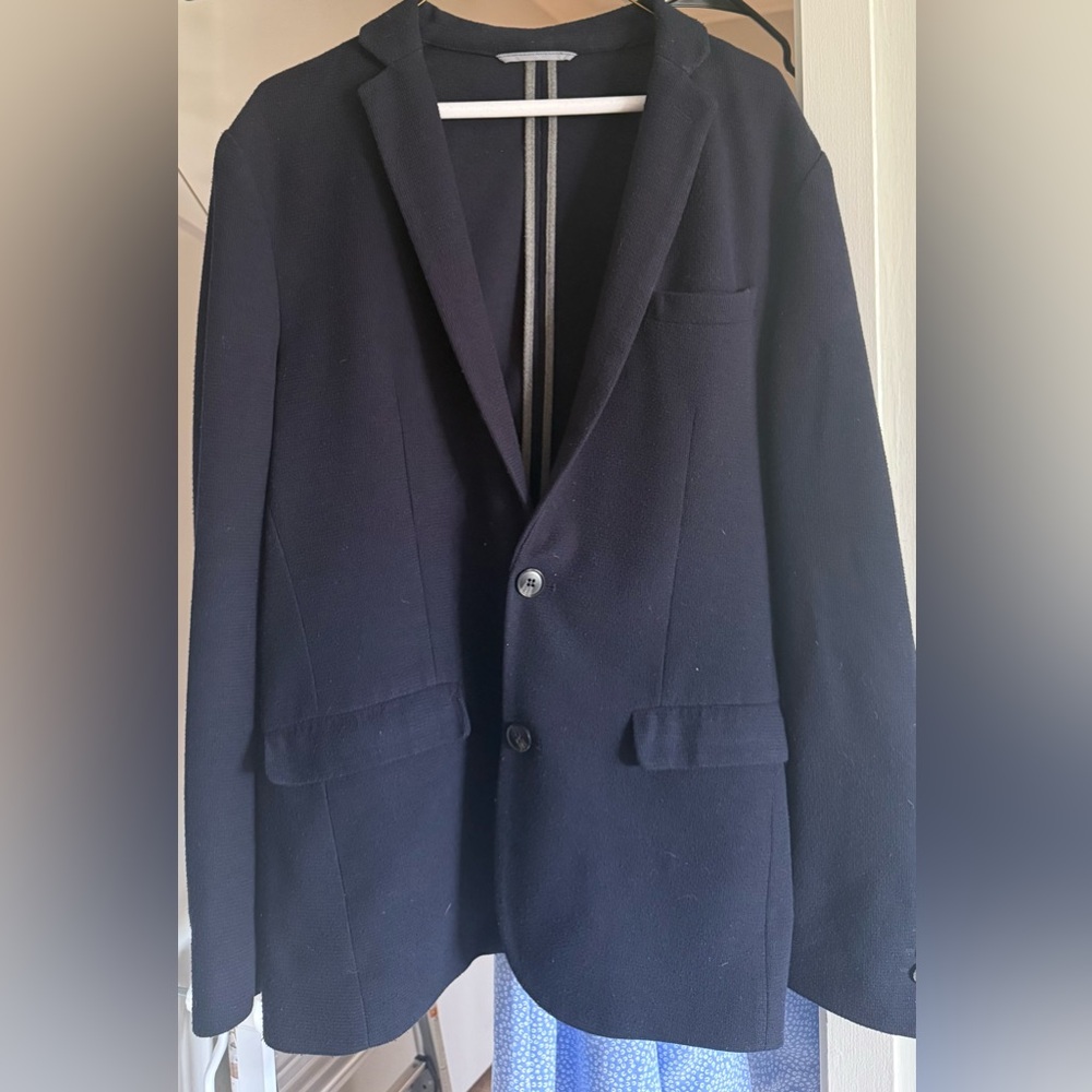 Elegant Midnight Blue Men's Blazer
